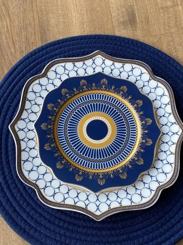 خرید سرویس غذاخوری 6 نفره 24 پارچه مدل blue ring