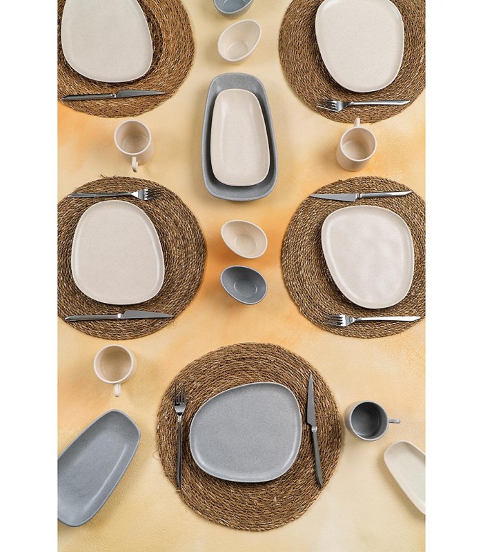 خرید سرویس صبحانه خوری مدل هندسی 6 نفره 21 پارچه آجار ترکیه با قیمت مناسب