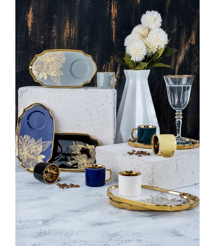 قیمت و خرید سرویس قهوه خوری رنگارنگ آجار ترک با قیمت مناسب