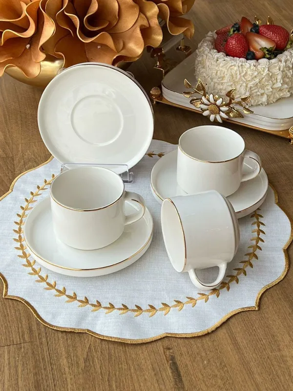 خرید سرویس چای خوری ترک مدل مدرن طلاکوب